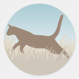 Snelheid van de wind ronde sticker