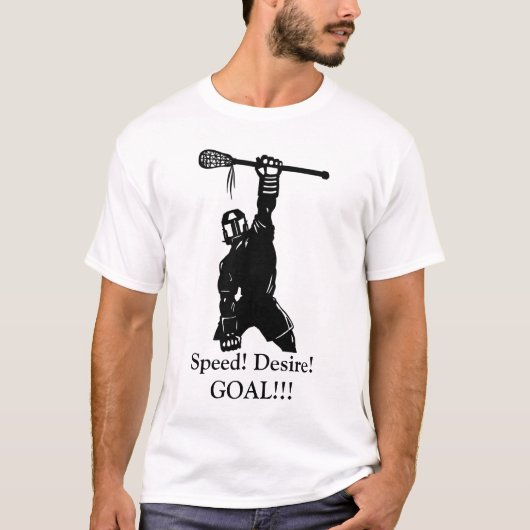 Snelheid! Vertrek! GOAL!! T-shirt (Voorkant)