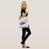 Snelheid vervagen tote bag (Op model)