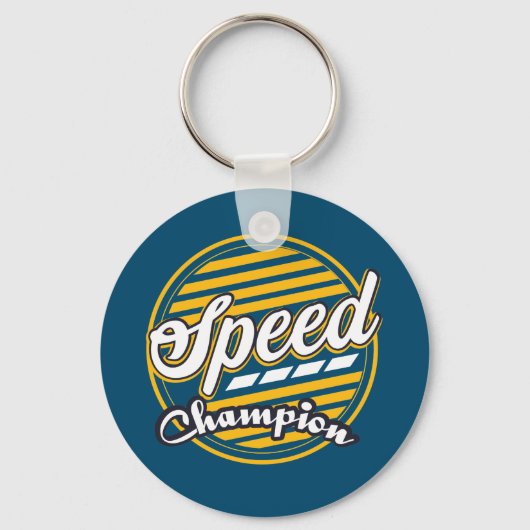 Snelheids Kampioen Sleutelhanger (Voorkant)
