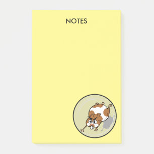 SNELHEIDSAMSTER IN HAMSTER BALL POST-IT NOTEPAD POST-IT® NOTES