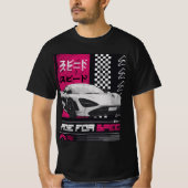 Snelheidsauto T-shirt (Voorkant)