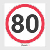 Snelheidsbegrenzer Sticker (Vel)