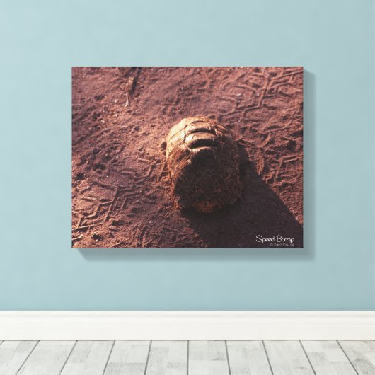 Snelheidsbom Canvas Afdruk (Insitu (Houten vloer))