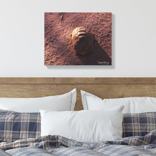 Snelheidsbom Canvas Afdruk (Insitu (Slaapkamer))