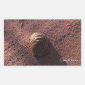 Snelheidsbom Rechthoekige Sticker (Voorkant)