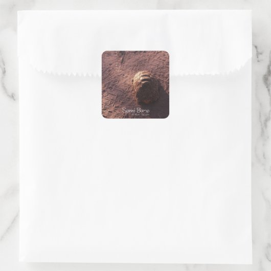 Snelheidsbom Vierkante Sticker (Tas)