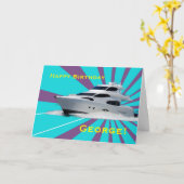 Snelheidsboot Kaart (Gele Bloem)