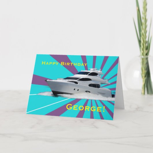 Snelheidsboot Kaart (Voorkant)