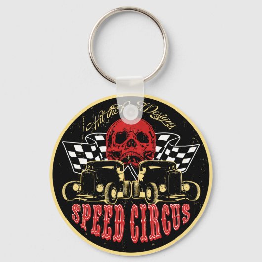 Snelheidscircus Sleutelhanger (Voorkant)