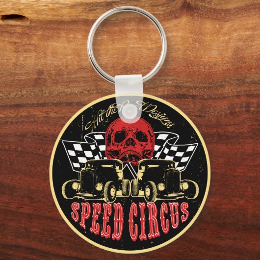 Snelheidscircus Sleutelhanger (Voorkant)
