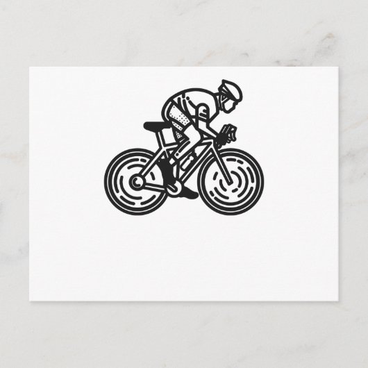snelheidscyclus briefkaart (Voorkant)