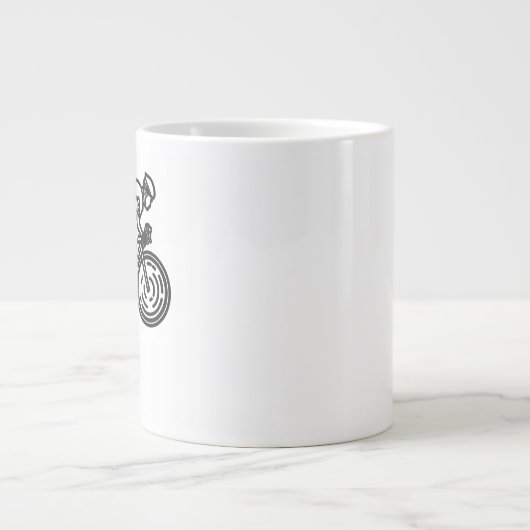 snelheidscyclus grote koffiekop (Voorkant)