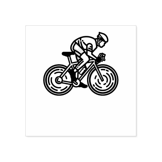 snelheidscyclus rubberstempel (Afrduk)