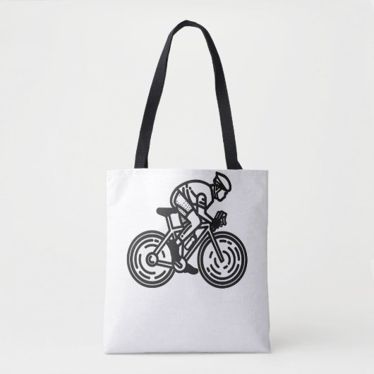 snelheidscyclus tote bag (Voorkant)