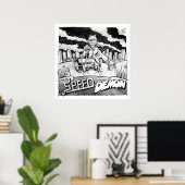 Snelheidsdemon 1 poster (Thuiskantoor)