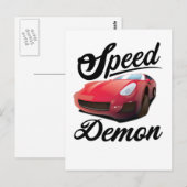 Snelheidsdemon Briefkaart (Voorkant / Achterkant)