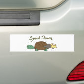 Snelheidsdemon-Bumpersticker Bumpersticker (Op auto)