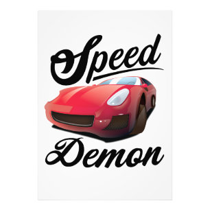 Snelheidsdemon Foto Afdruk