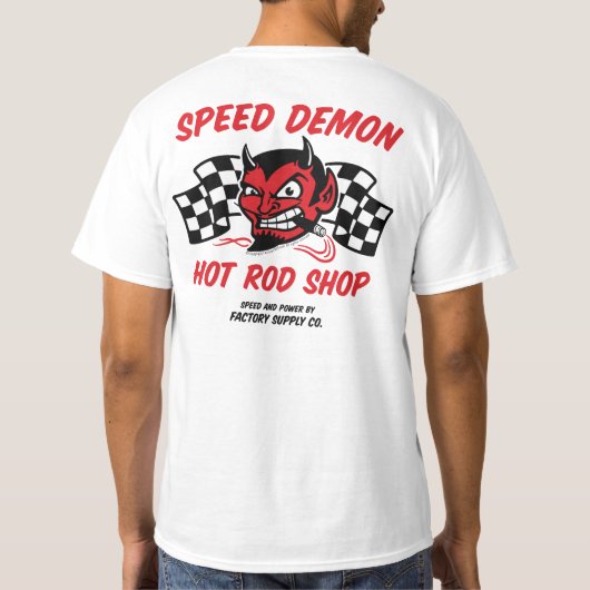 Snelheidsdemon SD002 T-shirt (Achterkant)