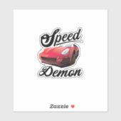 Snelheidsdemon Sticker (Vel)
