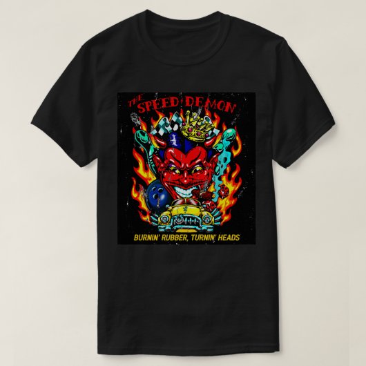Snelheidsdemon T-shirt (Design voorkant)