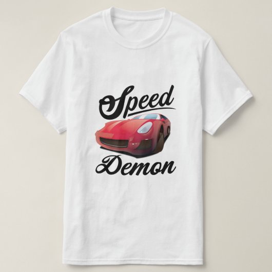 Snelheidsdemon T-shirt (Design voorkant)