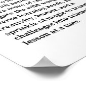 Snelheidsdocent Poster (Hoek)