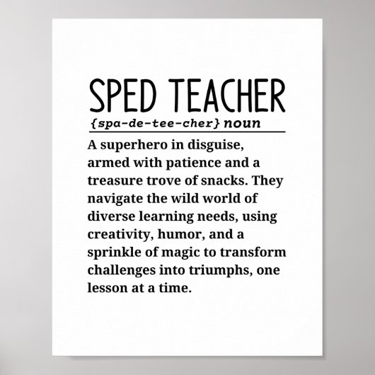 Snelheidsdocent Poster (Voorkant)