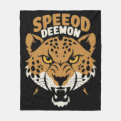 Snelheidsduivel Fleece Deken (Voorkant)