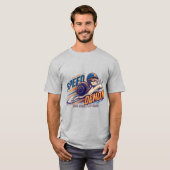 Snelheidsduivel Grappige Slak T-shirt (Voorkant volledig)