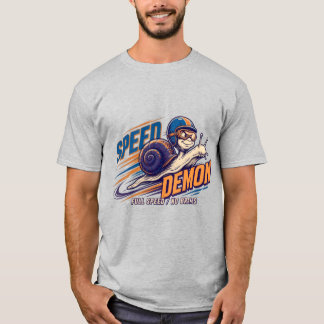 Snelheidsduivel Grappige Slak T-shirt