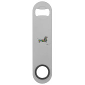 Snelheidsflesopener met Dachshund Speed Flessenopener (Voorkant)