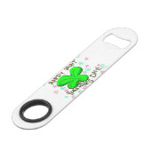 Snelheidsflesopening St. Patrick's Day Speed Flessenopener (Achterkant Gekanteld)