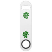 Snelheidsflesopening St. Patrick's Day Speed Flessenopener (Achterkant)