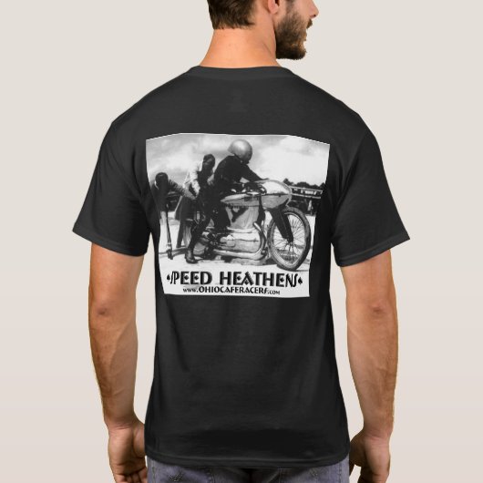 SNELHEIDSHOOFDEN Mannen T-shirt (Achterkant)