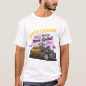 Snelheidsjager Vintage Auto T-shirt (Voorkant)