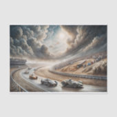 Snelheidslegendes Vintage Racery Glory Decoupage Tissuepapier (Voorkant)