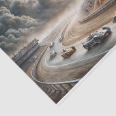 Snelheidslegendes Vintage Racery Glory Decoupage Tissuepapier (Detail)