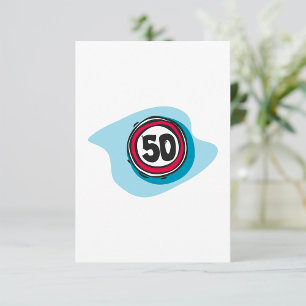 Snelheidslimiet 50 uitnodigingen