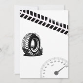 Snelheidslimiet 50ste verjaardag kaart (Achterkant)