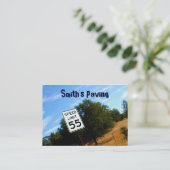 Snelheidslimiet 55-kantelbaar Visitekaartje (Staand voorkant)