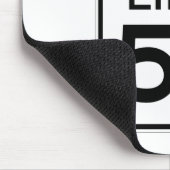 Snelheidslimiet 55 MPH-teken Muismat (Hoek)