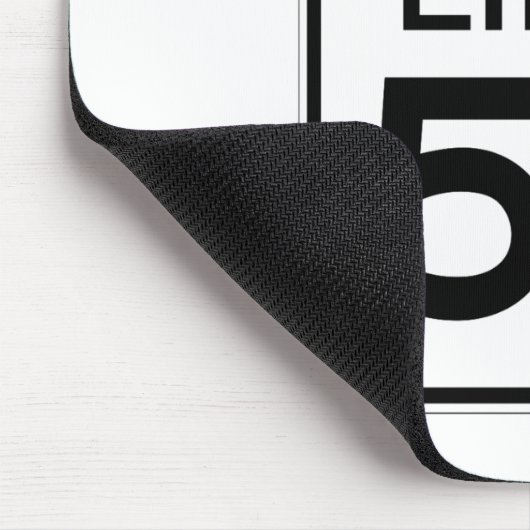 Snelheidslimiet 55 MPH-teken Muismat (Hoek)