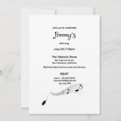 Snelheidslimiet 55 teken verjaardagsfeest kaart (Achterkant)