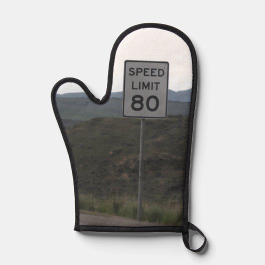 Snelheidslimiet 80 ovenwant (Voorkant)
