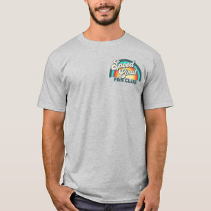 Snelheidslimiet Retro Rainbow Concert Pocket Desig T-shirt
