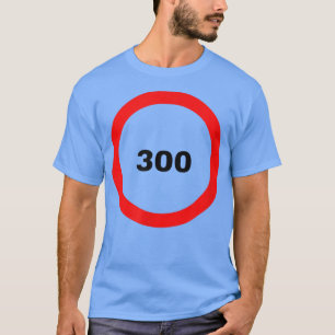 Snelheidslimiet van 300 km/h voor de aanmelding Ri T-shirt