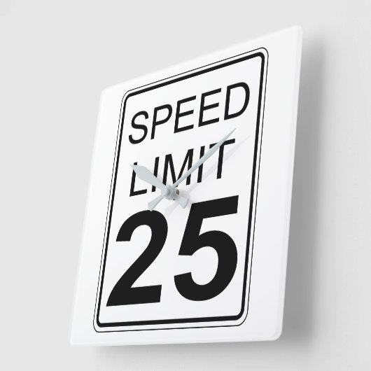 Snelheidslimiet Vierkante Klok (Hoek)