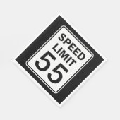 Snelheidslimiet voor 55-gebarentaal papier servet (Hoek)